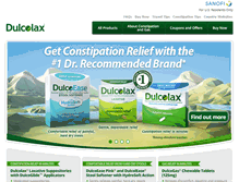 Tablet Screenshot of dulcolax.com