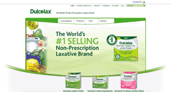 Desktop Screenshot of dulcolax.ca
