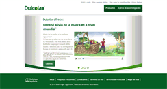 Desktop Screenshot of dulcolax.com.ar