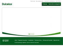 Tablet Screenshot of dulcolax.com.ar